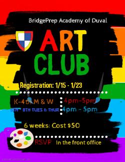 Art Club - starting soon